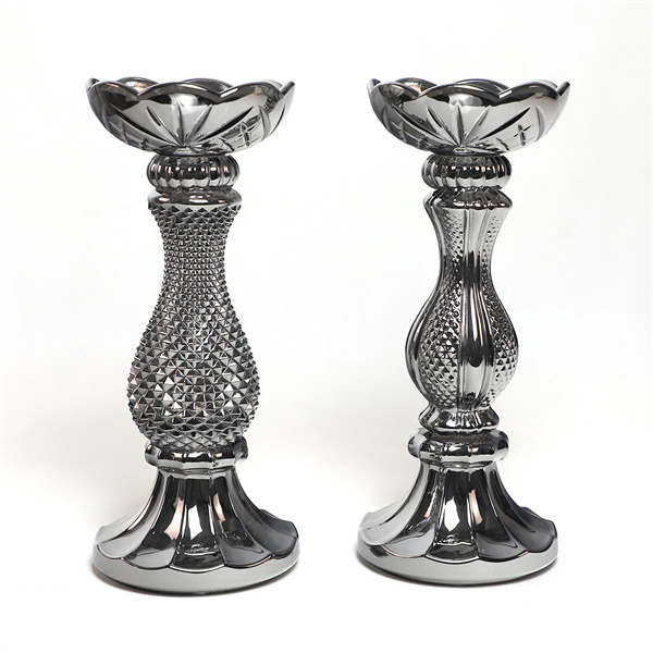 Transform any room with our stunning selection of large glass candle holders