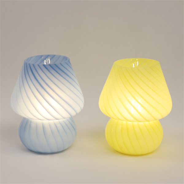The Glass Mushroom Lamp