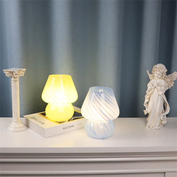 The Glass Mushroom Lamp