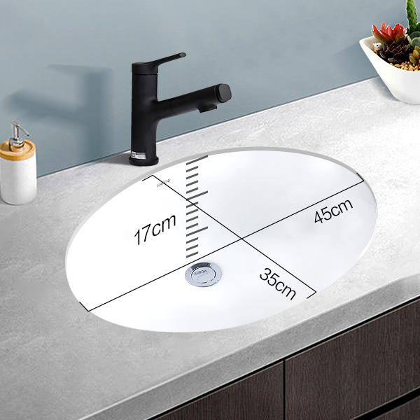 לך שלום עם שטחי עבודה מסודרים בעזרת אמבטיה תחת השולחן