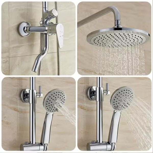 በአንድ Se ውስጥ faucet እና shower ያሉ ቅርብ