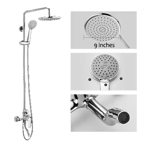 በfaucet Shower Se በመጠቀም ብሎ ውሃ እንደSpa ዓባይ ተቀላለፍ