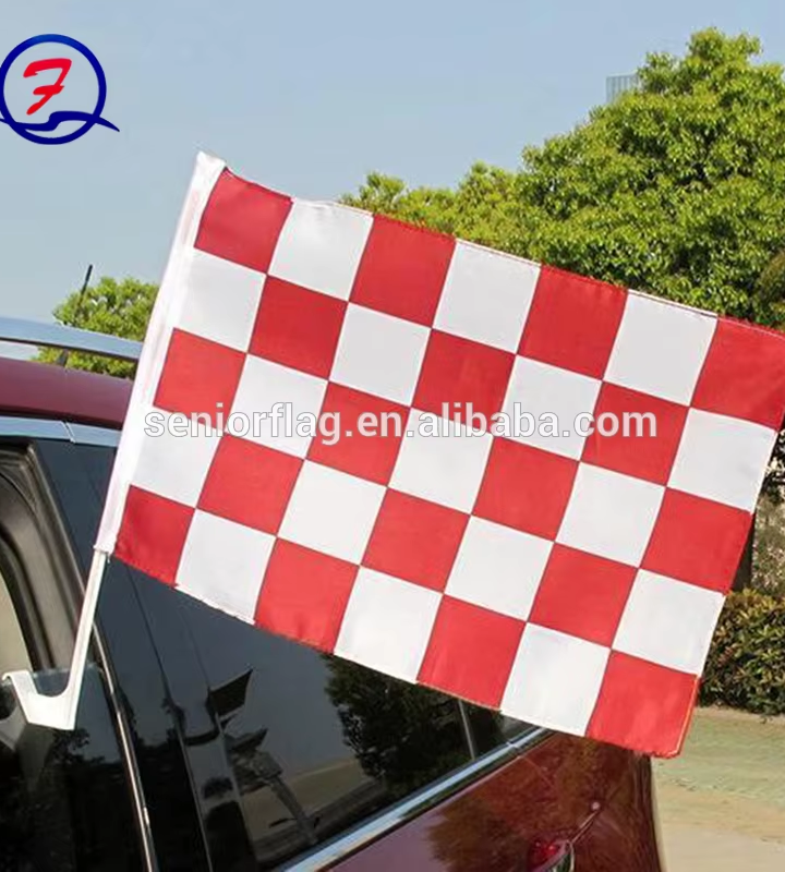 Stand Out with Senior Flags' Custom Car Flags