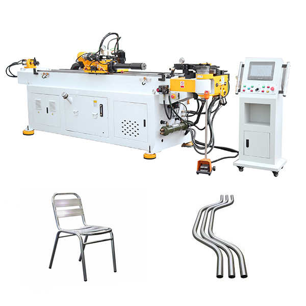 직선에서 구부러진 형태까지 몇 초 안에 변환하는 금속 파이프 벤더