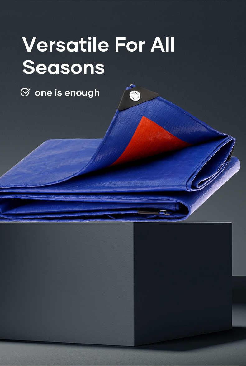 SP Good Quality And Low Price Portable Foldable 100% Plastic PE PP Woven Fabric Rolls Tarpaulin manufacture