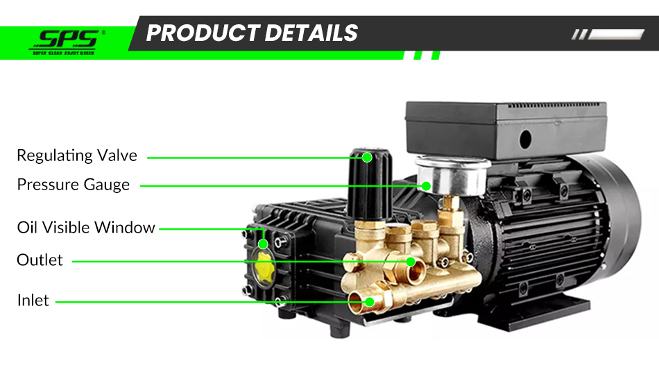 min 22kw self service electric  high pressure  washer pump for machine cleaning 120bar car wash pressure washer-3