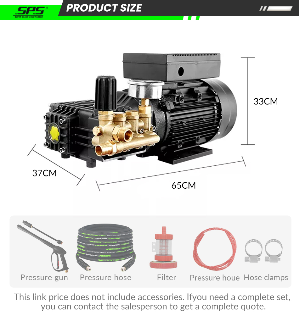 min 22kw self service electric  high pressure  washer pump for machine cleaning 120bar car wash pressure washer-4