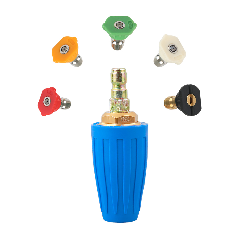 product 5 spray nozzle tips nozzle 4000 psi rotating turbo car wash spray nozzle for high pressure washer-2