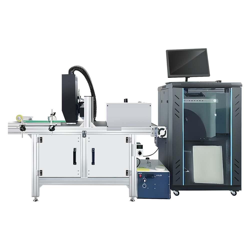 Foofon High Speed Fast Drying Automatic Continuous Flatbed UV Industrial Inkjet Printer With High Resolution Inkjet Printing For Packaging