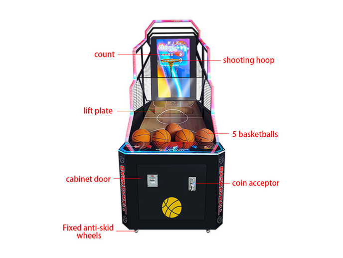 55 Inches Video Basketball Arcade Machine