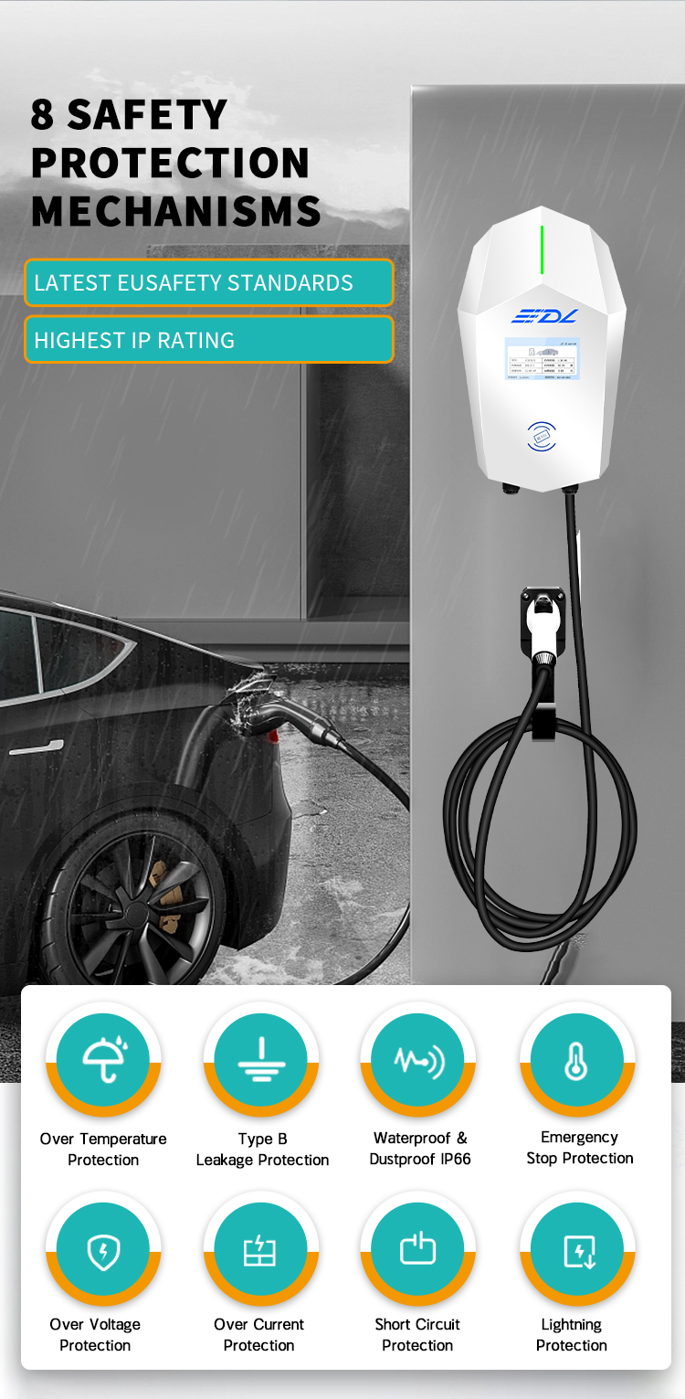 21kw Electric Vehicle Charger Fast Wallbox EVs AC EV Charger EV Fast Charging factory