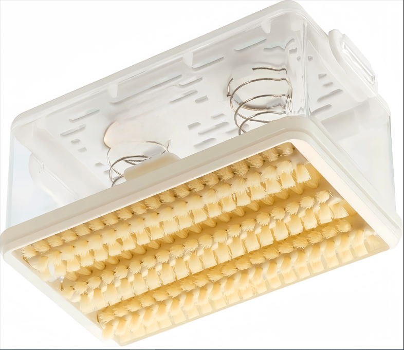 New Design Bathroom Foaming Soap Box with Cleaning Brush Draining Dish Laundry Soap Holder Case Clothing Soap Container Foam Box factory
