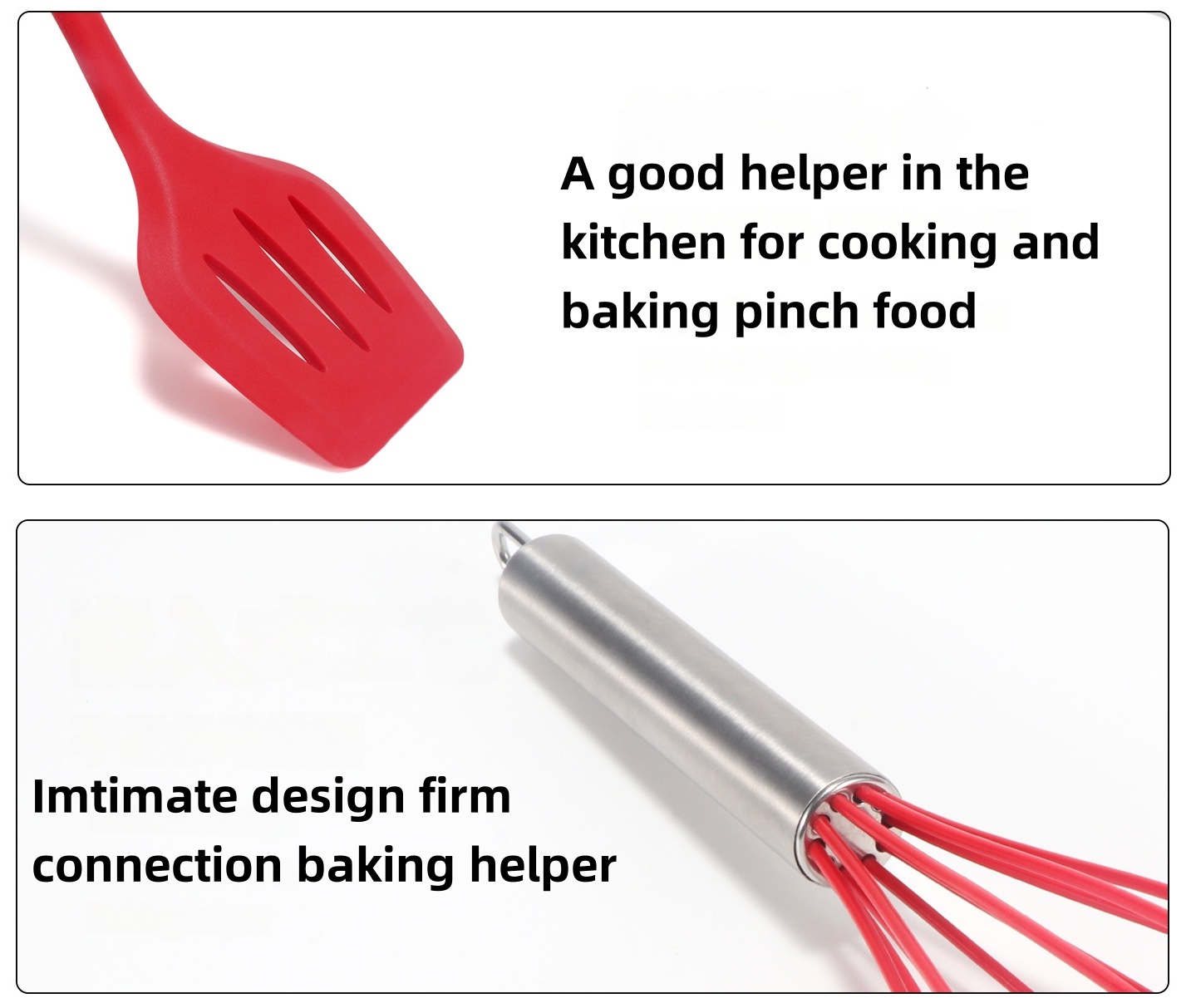 Silicone Kitchen Cooking Tools Utensils Heat Resistant Non-stick Cooking Utensil 10 pcs Set for Cooking and Baking supplier
