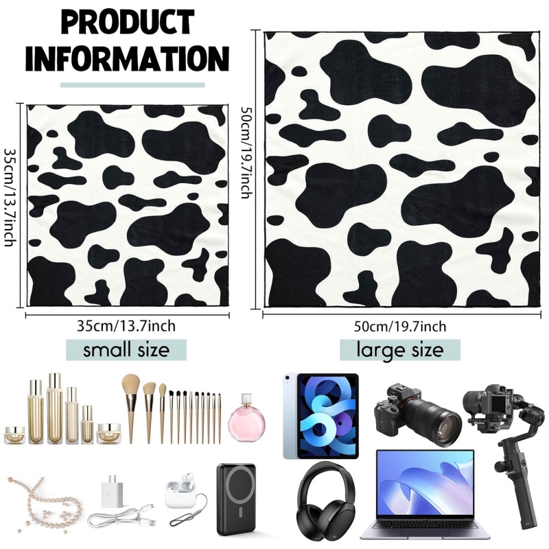 Custom Print Magic Self-Adhesive Cloth Bag Camera Wrap Flexible Folding Makeup Bag for Travel Cosmetic Sundries Storage factory