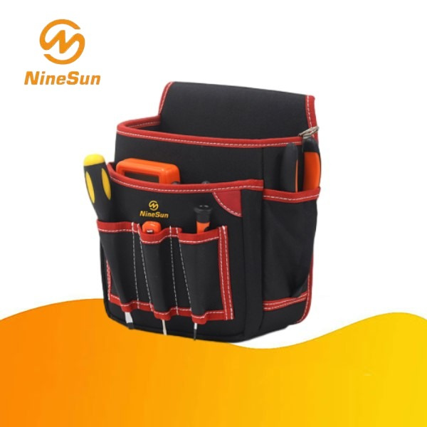 Máxima eficiência com um cinto de pequena bolsa de ferramentas para acesso rápido às ferramentas
