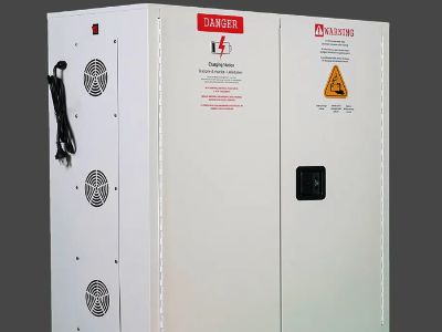 What is the proper way to charge a lithium-ion battery?
