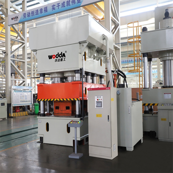 Genauigkeit und Haltbarkeit mit unserer hydraulischen Pressmaschine für Türschilder.