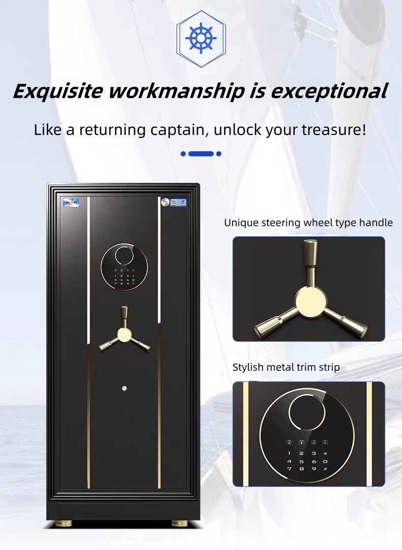 Fashional Electronic Touch Big office Fireproof Safe box Heavy Digital Home Fire Proof Safe Biometric Security Box details