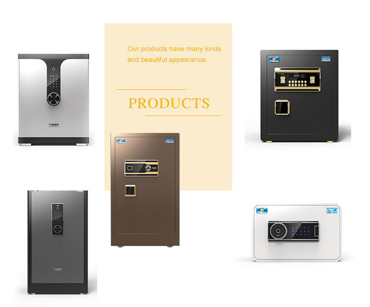 Security business degrees Celsius double alarm fireproof jewelry key lock safe box fireproof supplier
