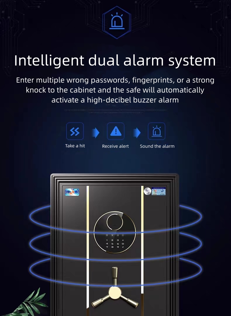 Fashional Electronic Touch Big office Fireproof Safe box Heavy Digital Home Fire Proof Safe Biometric Security Box details