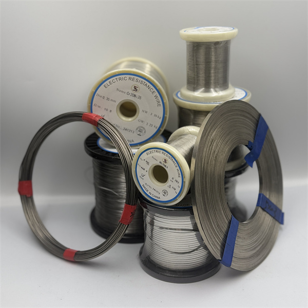 Asequible alambre plano de níquel-cromo ideal para proyectos de calefacción DIY