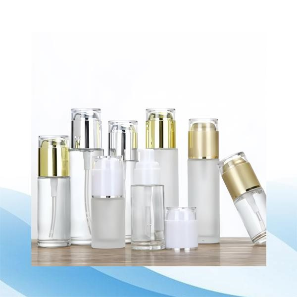 Opções ecológicas para embalagens com bomba dosadora recarregáveis e recicláveis.