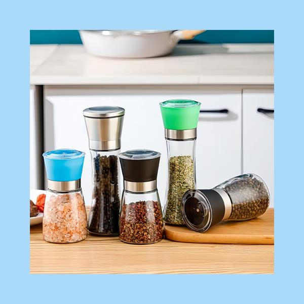 Simpan dan paparkan rempah anda dalam balang kaca yang tahan lama dan jernih