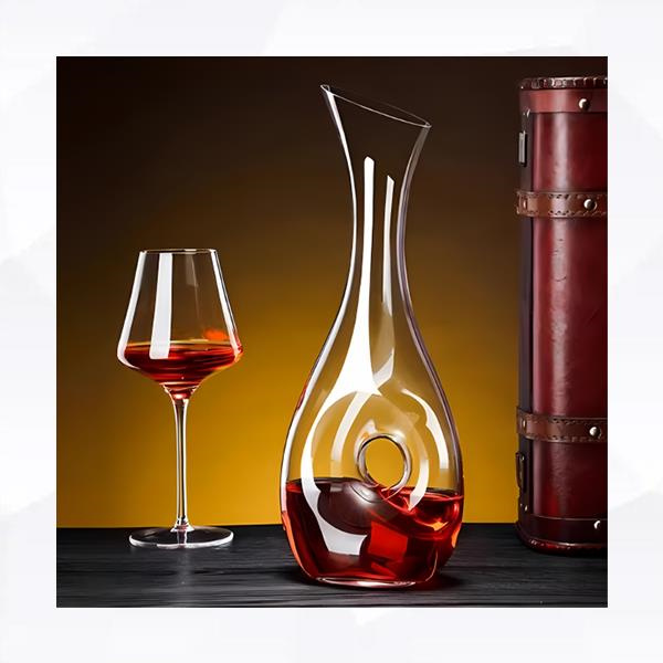 Gaukite malonesnį valgymo patyrimą naudodami stiklinį grafiną su rankena