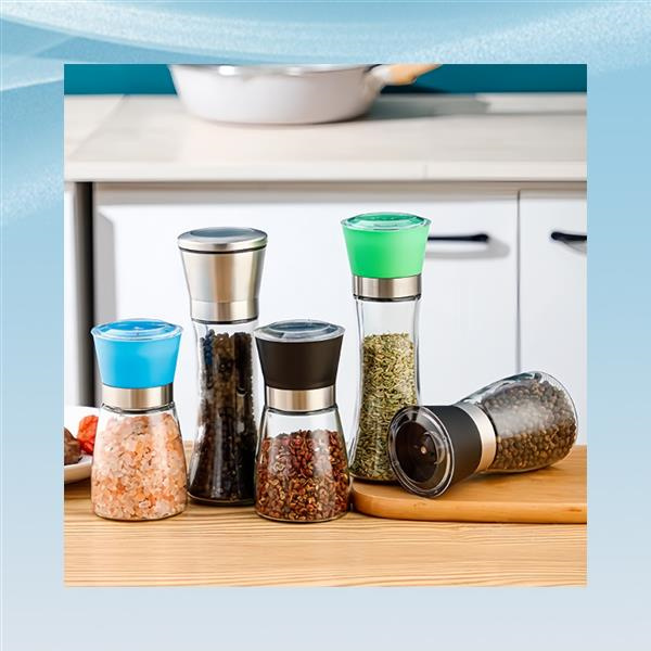 Tingkatkan penyimpanan rempah anda dengan penutup yang mudah digunakan dan selesa