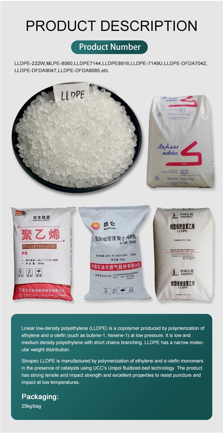 Virgin Lldpe Granules For Injection Molding Grade China Virgin Lldpe