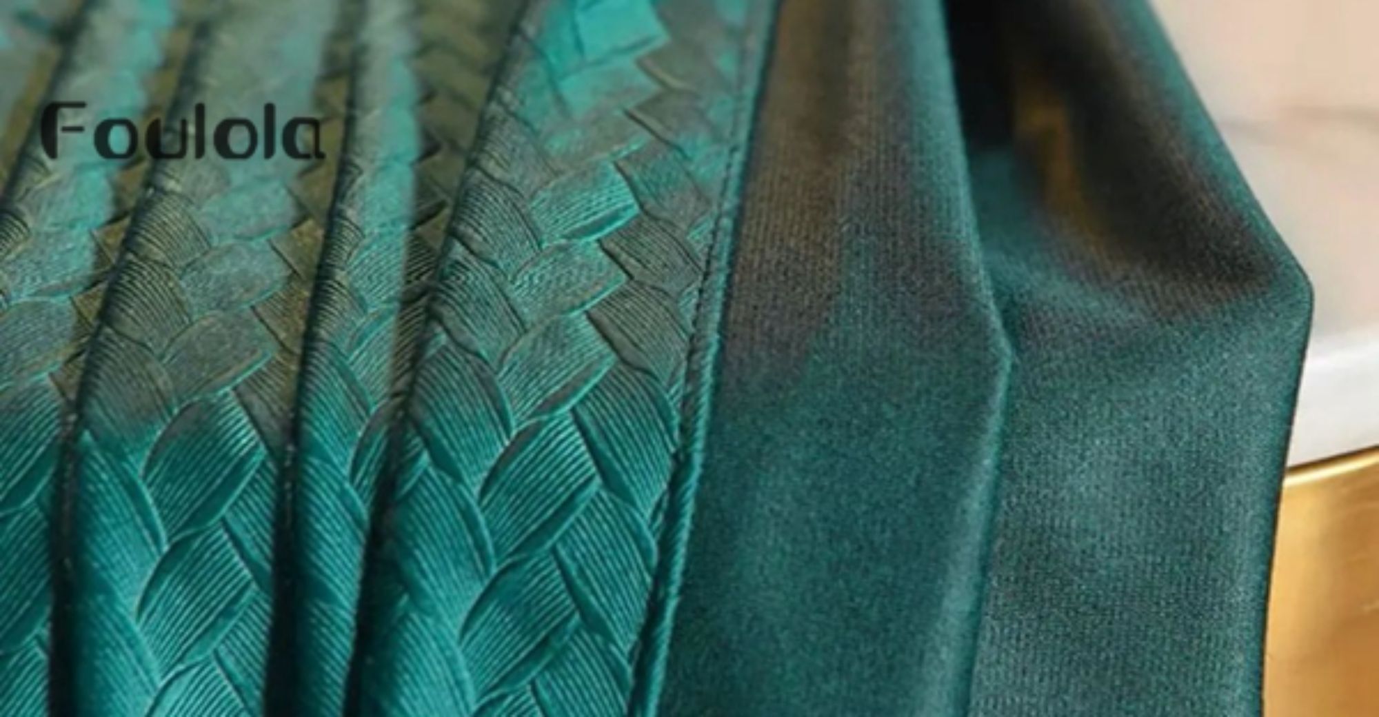 Foulola News: 147# Series Blackout Luxury Velvet Curtain