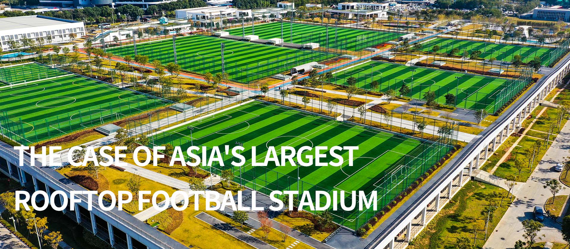 MCG Customizable Artificial Grass Soccer Pitch Available in Different Sizes with Football Court Cage factory