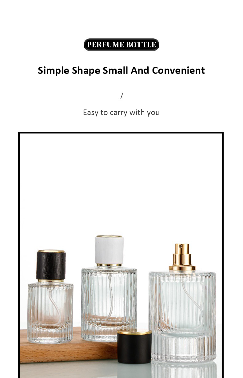 Wholesale Round Square Matte Spray Bottle 30ml 50ml 100ml Luxury Frosted Glass Perfume Bottle supplier