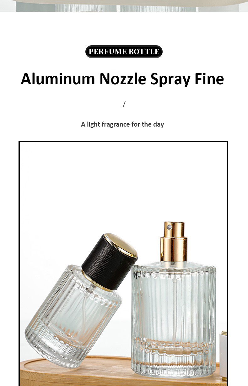 Wholesale Round Square Matte Spray Bottle 30ml 50ml 100ml Luxury Frosted Glass Perfume Bottle supplier