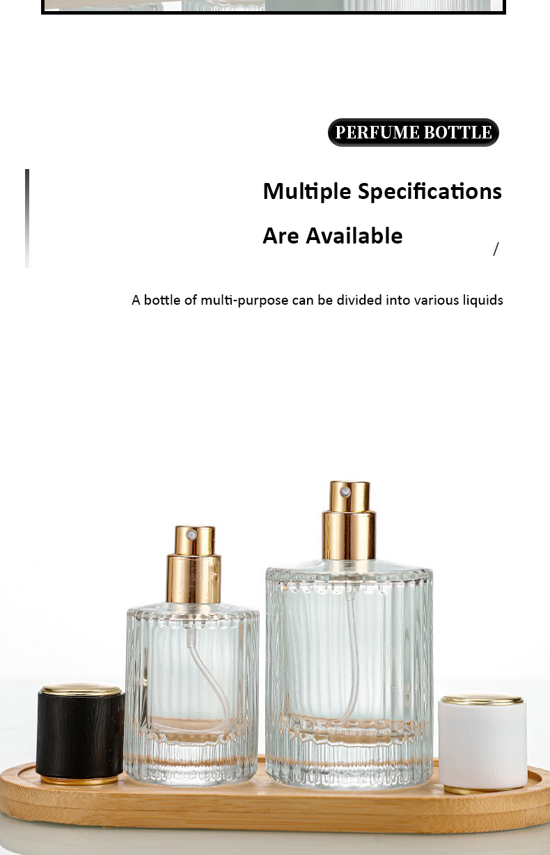 Wholesale Round Square Matte Spray Bottle 30ml 50ml 100ml Luxury Frosted Glass Perfume Bottle factory