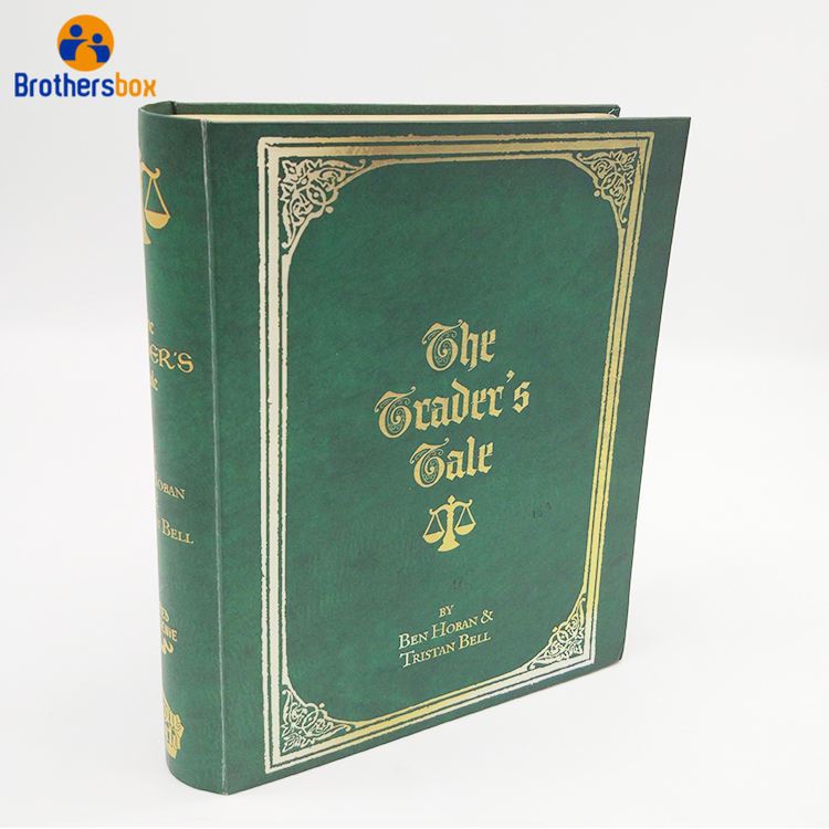 Classic Book Shaped Storage Box / Cardboard Box For Books