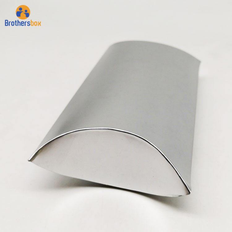 Maßangefertigtes Drucklogo Faltpillow-Form-Geschenkkiste Luxusverpackung für Schmuck