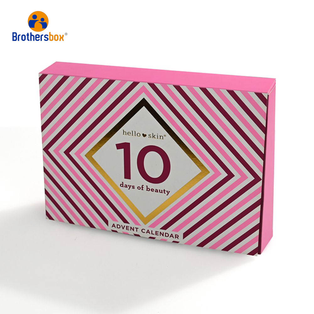 Custom Advent Calendar Beauty Product Packaging
