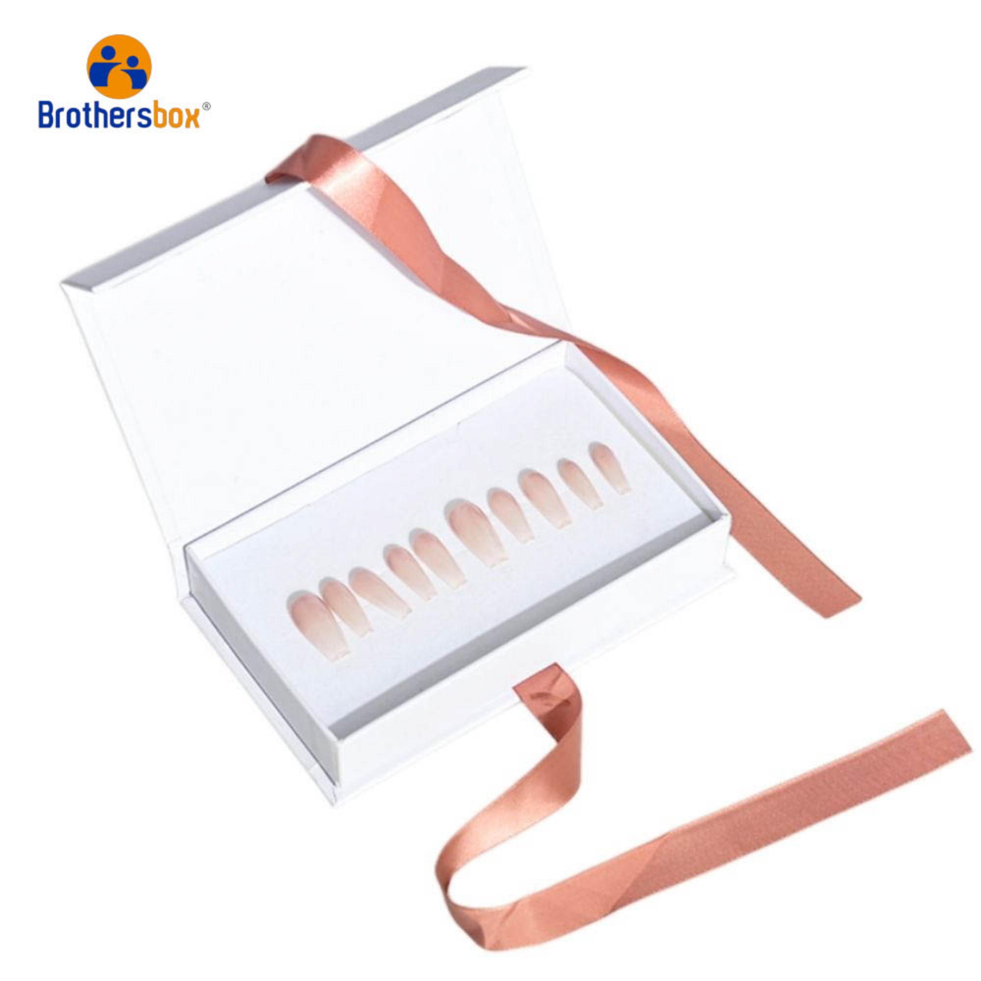 Source Factory Magnetic Rigid Custom Nail Packaging Box