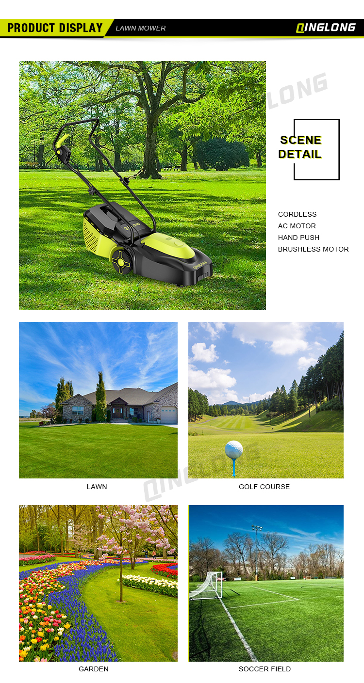 product industrial professional manual hand push electric reel a lawn mower-3