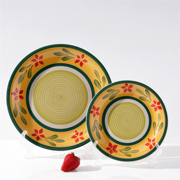 毎日の食事に最適な美しいセラミックプレートセットでゲストを驚かせましょう