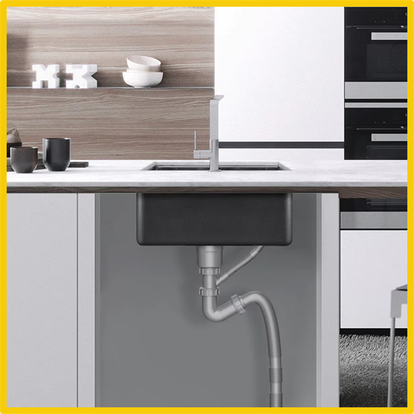 Creați un aspect modern cu un robinet de perete.