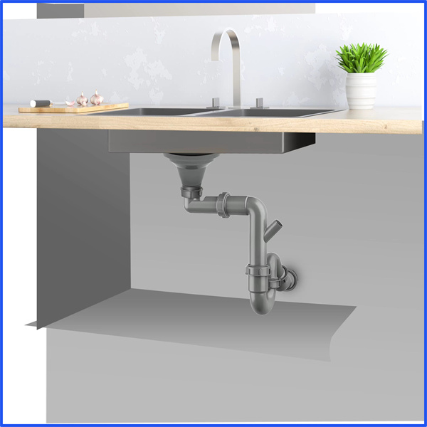 سکوائر سینک کے فلیٹ کنارے انہیں صاف کرنے اور چمکدار حالت میں رکھنے کو آسان بنا دیتے ہیں۔