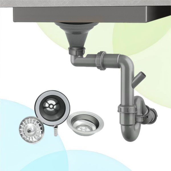 Jadikan Pencucian Piring Lebih Mudah dengan Paip Saliran Dua Cekungan