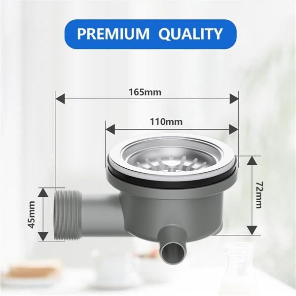 Hindari penyumbatan dan pastikan kawasan bar bersih dengan penapis wastafel