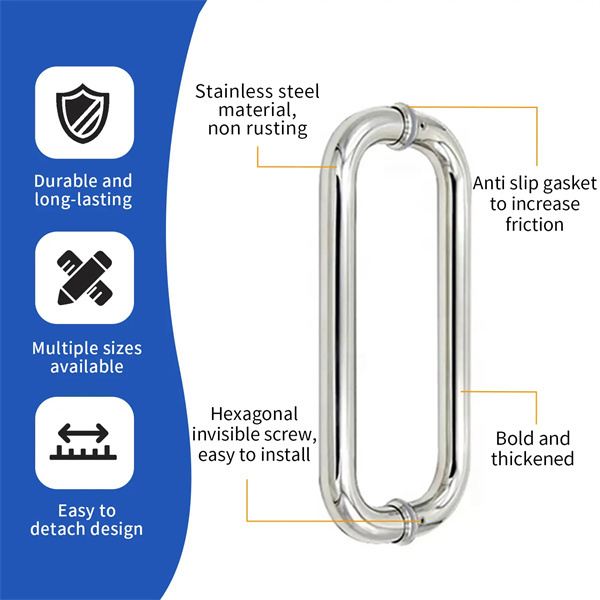 อัปเกรดประตูของคุณด้วยดีไซน์ด้ามจับประตูกระจกที่ทันสมัย