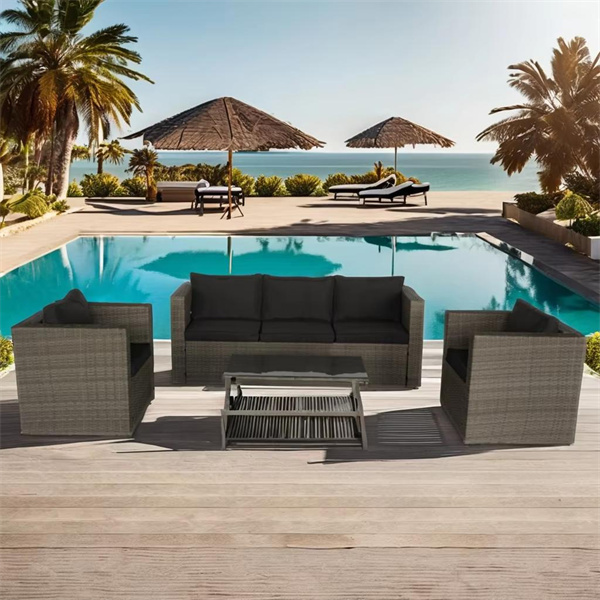 Stvorite udoban oazis sa Aluminium Rattan uglovnom sofom