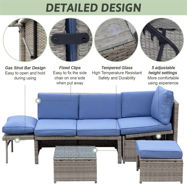 Персонализирайте Вашия външен състав с модулно градинско канапе