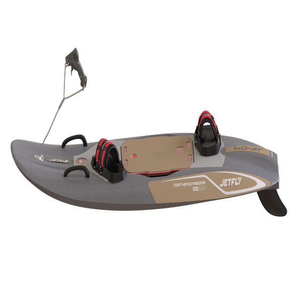 Discover the freedom of carving up the water on a jet ski board.