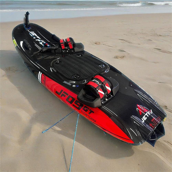 Surf in style with a sleek and futuristic electric hydrofoil surfboard